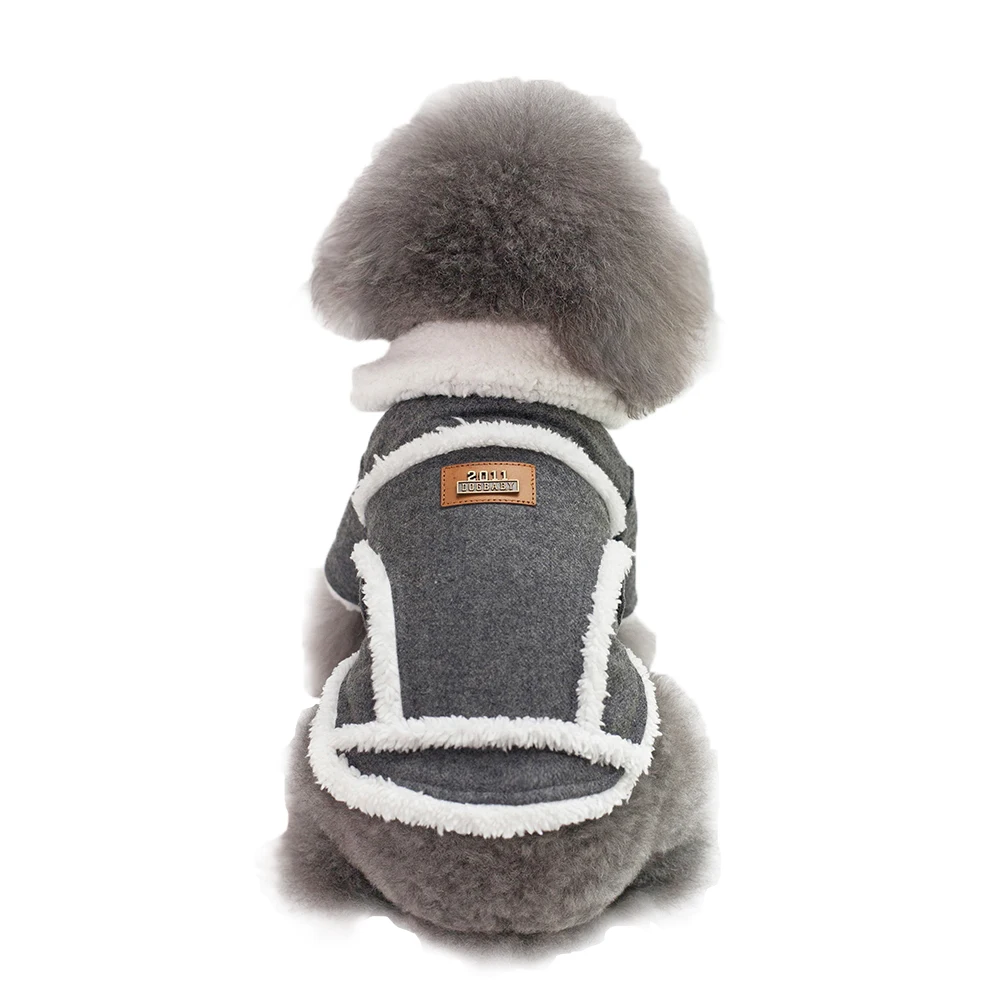 Новая куртка Dogbaby в скандинавском стиле, дизайнерское хлопковое зимнее пальто для собак, два цвета на выбор, размеры от S до XXL, новая модная одежда для собак
