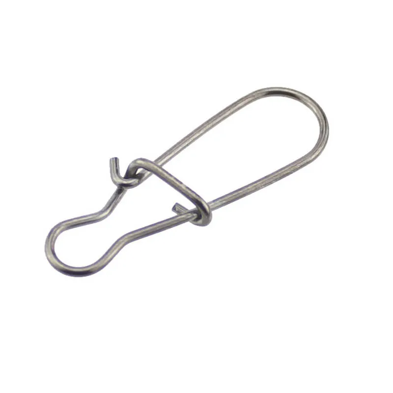 Buy Safety Snaps Fishing Swivel Hook Connector Stainless Steel Hook Lock Snap