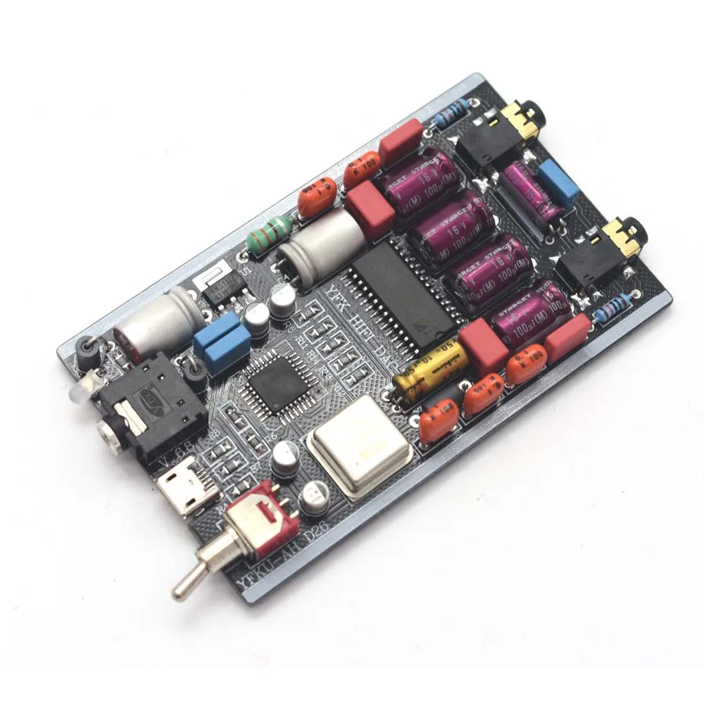  Lusya PCM2706 DAC TDA1305 decodificador amp I2S 35mm a USB de salida USB DAC decodificador G2-009