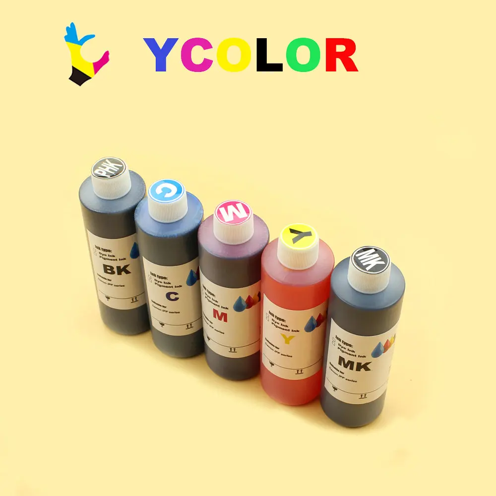 

6*250ML/Bottle Universal Pigmentink/Dye ink for Canon PFI 107 cartridge for Canon IPF 680 685 770 780 785 printer