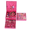 2022 New Color 3 Layers Large Space Velvet Jewelry Box Hot Selling ► Photo 3/6