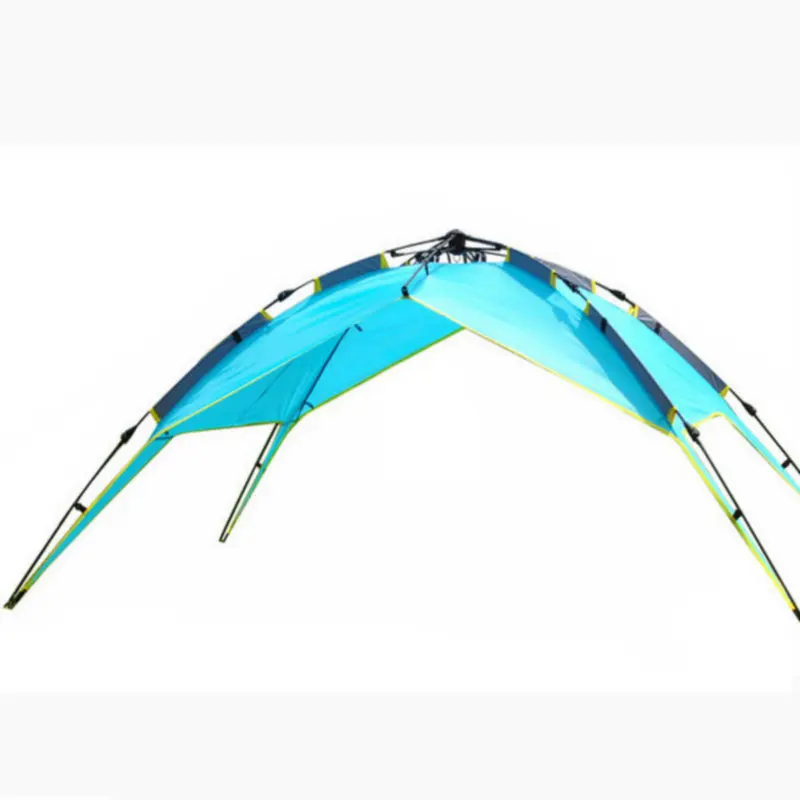 Новое прибытие 3-4 человек палатки гидравлические автоматические ветрозащитные водонепроницаемые двухслойные палатки для пешего туризма палатки
