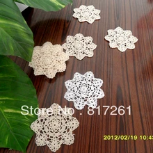 12 фото/лот вязаное крючком кружево, хлопок doilies star coaster для украшение на стол для дома коврик как Подстаканники Аксессуары для посуды