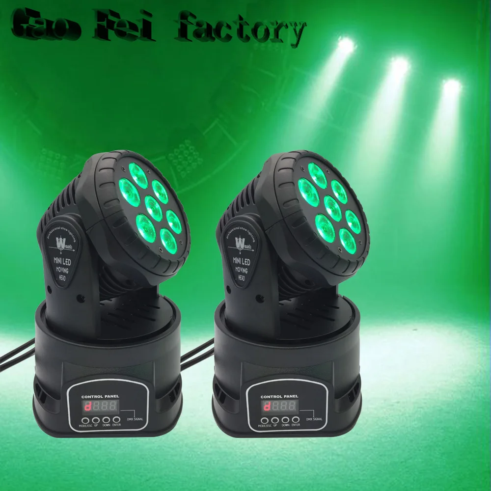 

RGBW Light LED Moving Head Wash Light 7*12W DMX 14 Channels LED Stage DJ Light