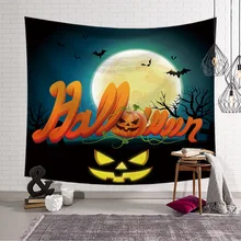 Tapestry Wall Hanging Decor Halloween Pumpkin Printed Carpet Home Decor Hanging Living Wall Tapestry 100*150/150x130/150*200/230 Tapestry Wall Hanging Decor Halloween Pumpkin Printed Carpet Home Decor Hanging Living Wall Tapestry 100*150/150x130/150*200/230