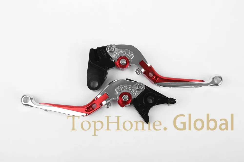

CNC Foldable&Extendable Brake Clutch Levers For Honda CB919 2002-2007 Red/Silver 2003 2004 2005 2006