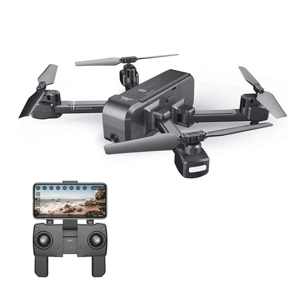 

SJRC Z5 GPS 2.4G 720P WiFi FPV RC Drone Quadcopter 4-Channels 2.4GHz Wireless Remote Control GPS Intelligent Follow Quadcopters