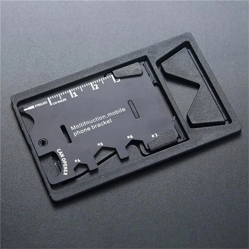 3 In 1 EDC Mini Card Knife Bottle Opener Multifunctional Folding Phone Bracket Bottle Opener Tool Kits Beer Opener 20JY1606