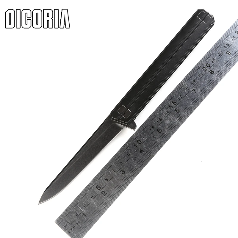 Тактический шариковый подшипник DICORIA QM Qwaiken M390 складной нож TC4 титановая ручка