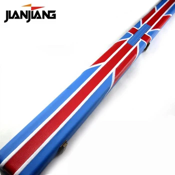 

JIANJIANG 3/4 Snooker Case 3/4 Rod Box Snooker Cue Case PU Cue Bag High Quality Billiard Box Billiar Accessories Made In China