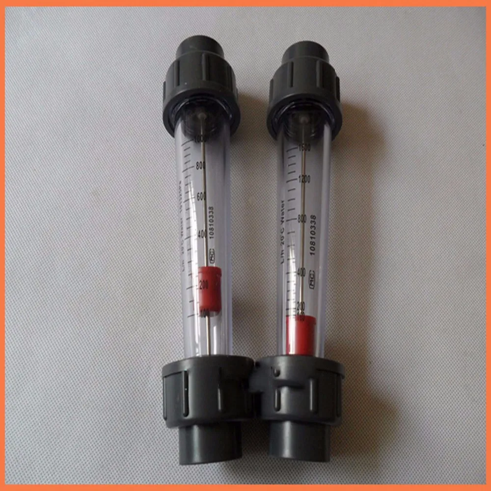 

LZS-15 (40-400 L/H Short tube) Pipeline water rotameter flow meter flowmeter Tools Measurement Instruments FlowMeters LZS15