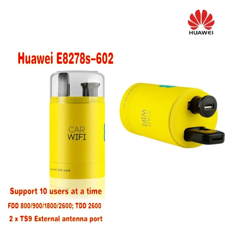 Разблокированный USB модем Huawei 150 мбит/с 3G wi fi TDD/FDD LTE 4G автомобильное зарядное