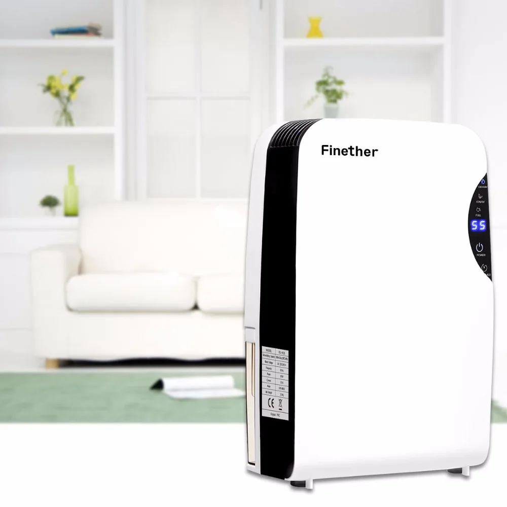 OL 012E 2.5L Digital Display Air Dehumidifier Portable Low
