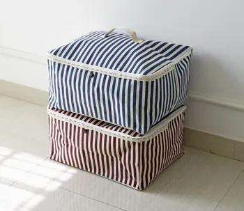 

50X40X25CM Large cotton pouch clothes sorting box storage bags quilt pouch bags Storage basket bags