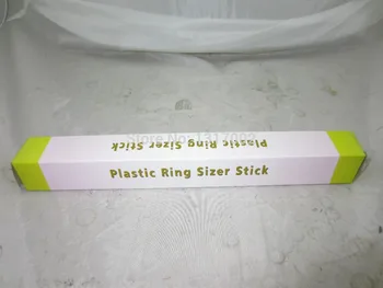 

Free Shipping Hot Sale 2pcs/lot GH492-3 ring measuring stick,4 -scale ring measuring stick, ring sizer, plastic ring sizer stick