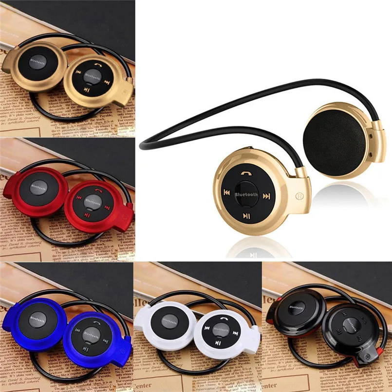 503 Bluetooth Wireless Type Headset Stereo Earphone Mini Bluetooth V2.1 EDR Stereo Behind-the-Neck Wireless Headphone 40AP909