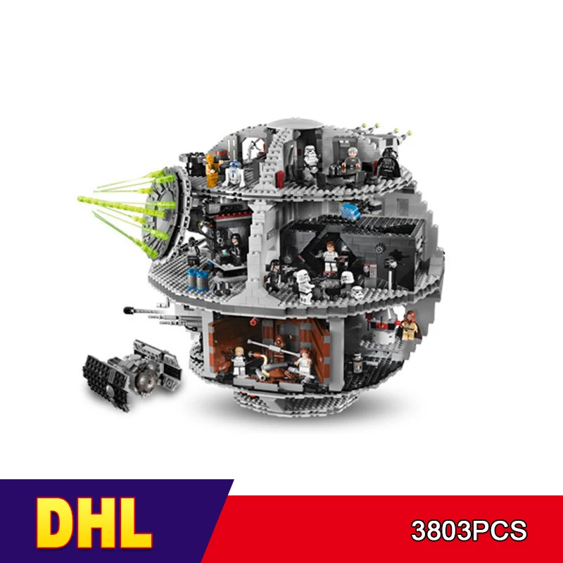 

DHL 05035 3804pcs Star Set Wars Death Star Building Block Bricks Toys Kits Compatible with 10188 Children Educational