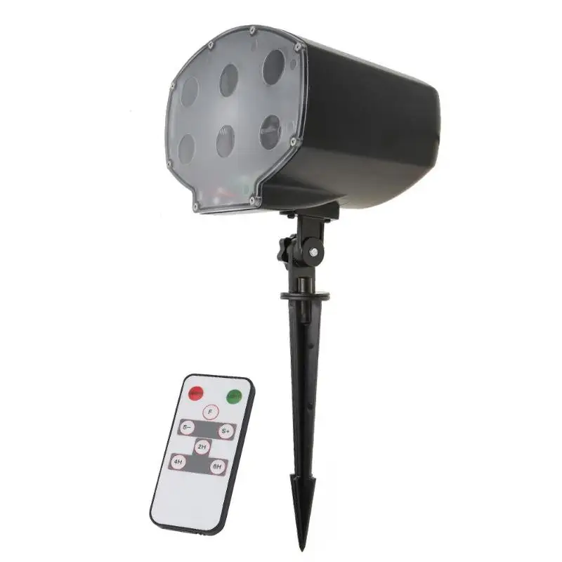 

Remote Control Projector Light Outdoor Garden Christmas 6LED Snowflake Projector Light Waterproof Xmas Decor Lamp DC 12V 9W