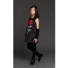 Модное нарядное платье для девочек платье с цветочным рисунком для девочек платье принцессы на день рождения для подростков disfraces ninas, эксклюзивное осеннее платье для девочек