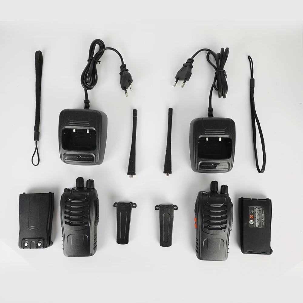 2pcs BF-888S Walkie talkie UHF Two way radio baofeng 888s UHF 400-470MHz 16CH Portable Outdoor Communication Tools