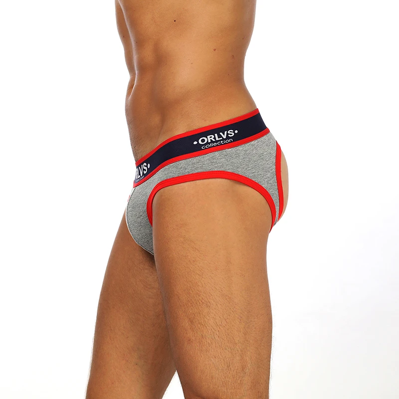 ORLVS 2019 Gay jockstrap 5 шт./партия нижнее белье сетчатые мужские трусики стринги с