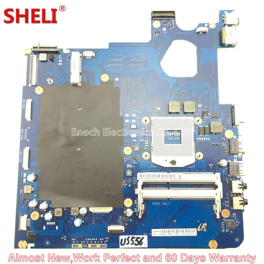 

SHELI BA92-09243A BA92-09243B Laptop Motherboard For Samsung NP300E7A 300E7A SCALA3-17 BA41-01751A Main Board System Board Works