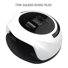 75 Вт SUNX2 PlusProfessional Сушилка для ногтей 36 светодиодов для всех отверждаемых ногтей гель полированный маникюрный аппарат для ногтей гелевая лампа