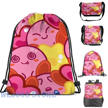 

Funny graphic print shoulder Bags women Kirby Single shoulder backpack travel for men Gym Bag