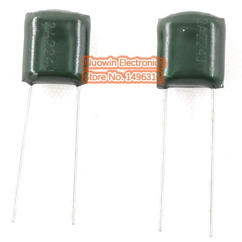 Конденсатор плёнки из полиэстера 100 нФ 0 22 мкФ в 2A224J шт.|capacitor 220nf|polyester film capacitorfilm