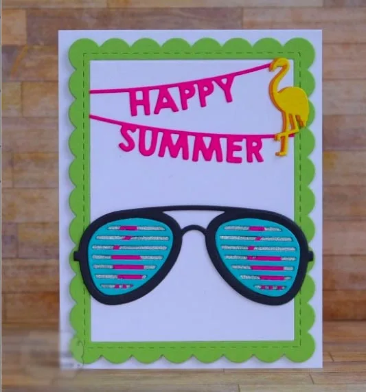 

Sunglasses frame Metal Cutting Dies for DIY Scrapbooking Die Stencils Embossing DIY Card Making/Photo Album Decoration