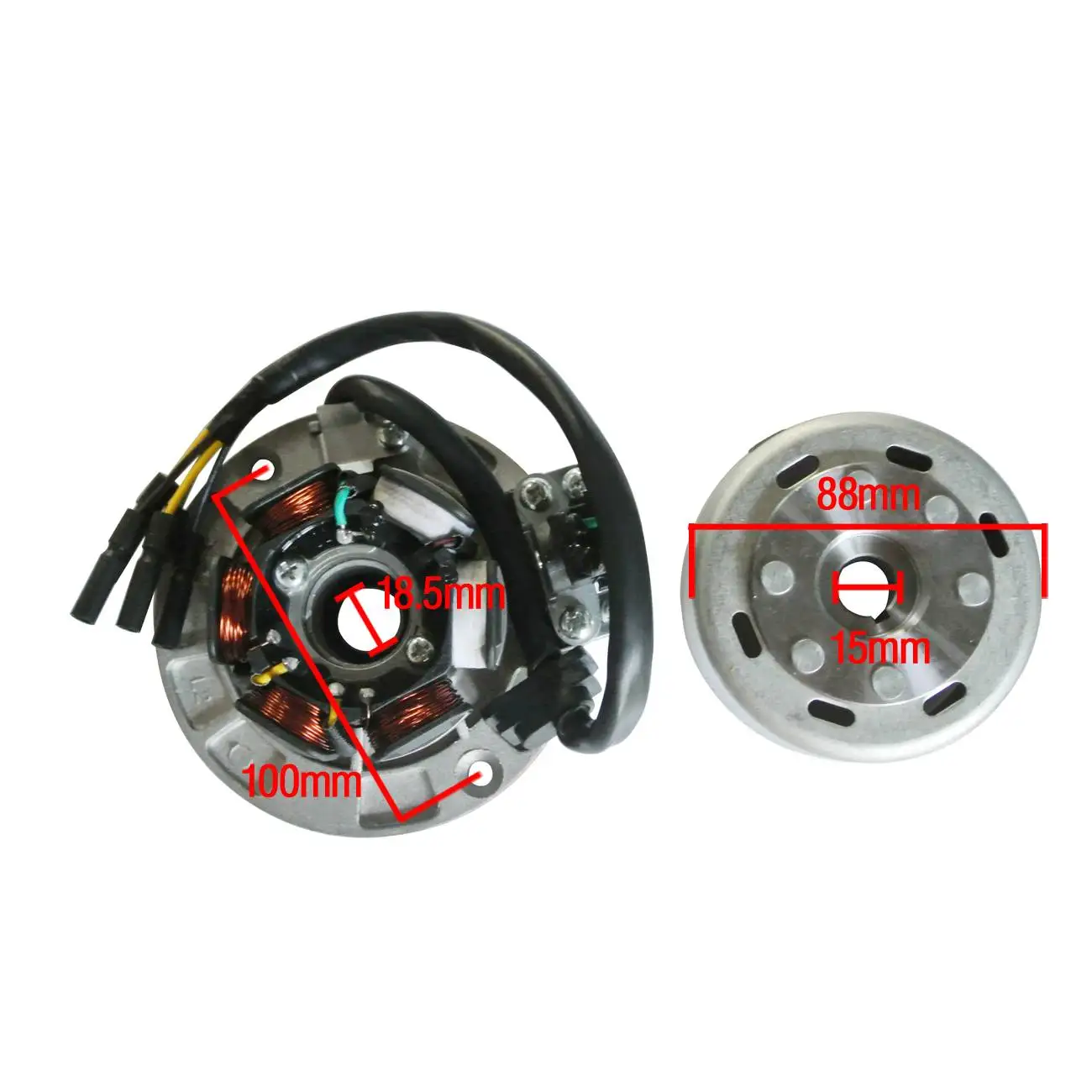 Статор Магнето и комплект маховика для YX 150cc 160cc PIT PRO Trail Dirt Bike