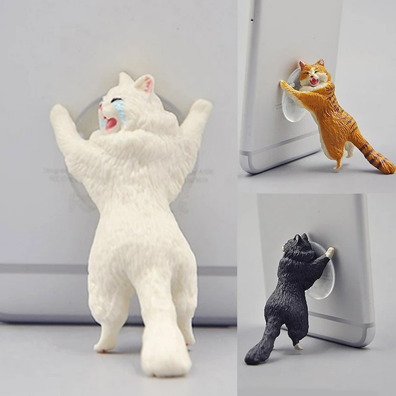 Neko Atsume Simulation Katze Tier Design Handy Halter Smartphone Stand Harz
