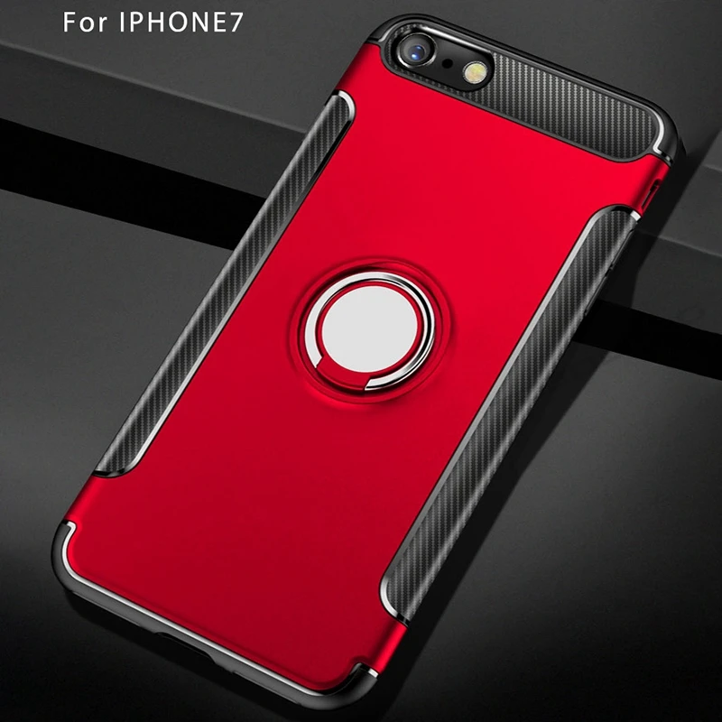 Чехол для iPhone 7 6 6S 8 Plus X XS MAX XR защитная задняя крышка с магнитным держателем