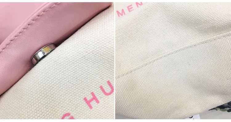 Menghuo Canvas Bag for Women 2018 Tote Ladies Casual Shoulder Bag Reusable Shopping Bags Beach Bag Female Cotton Cloth Handbag_42