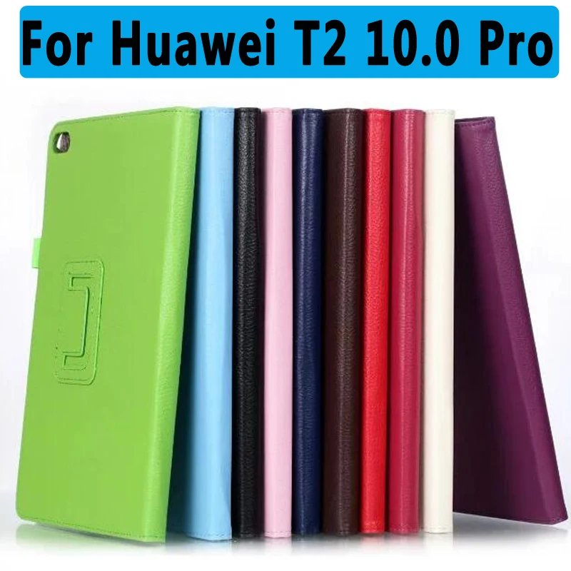 100% Высокое качество PU кожаный защитный чехол для Huawei MediaPad T2 10 0 Pro умный Mediapad