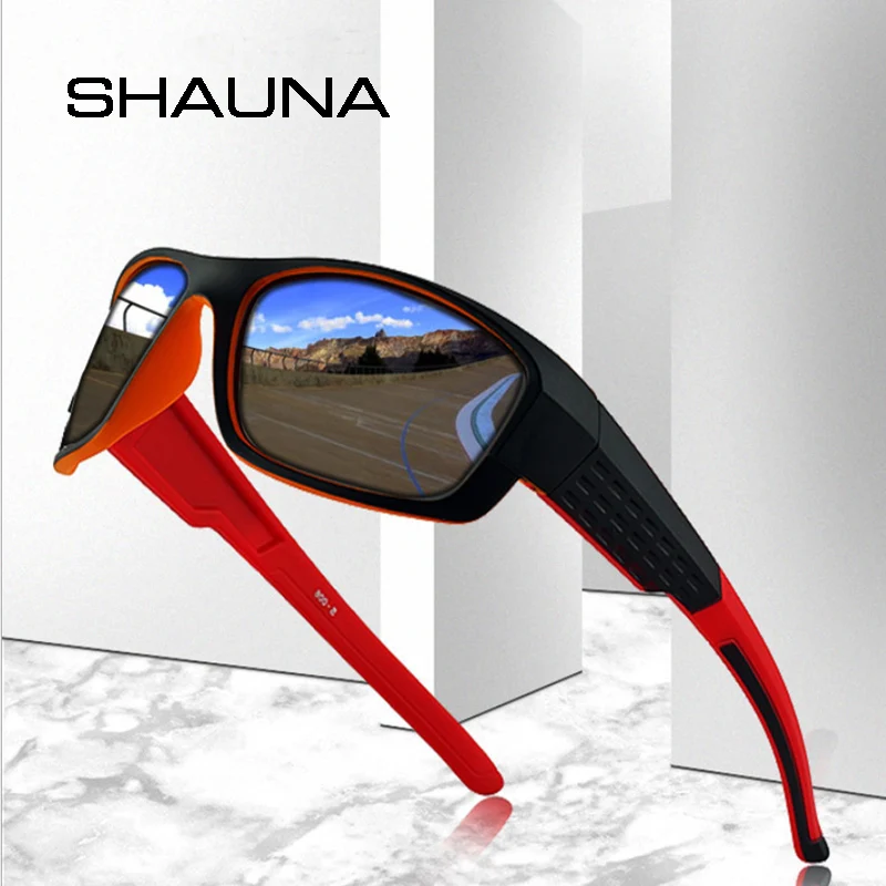 SHAUNA,, поляризационные солнцезащитные очки, мужские авиаторные очки для вождения, спортивные солнцезащитные очки для мужчин, ретро очки, Gafas De sol