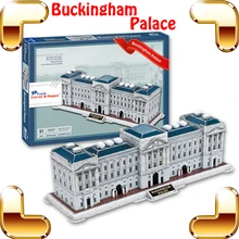 DIY подарок ЛОНДОН Букингемский дворец 3D головоломка места туриста головоломка символические строительные игрушки кусок вверх игра для взрослых собрать
