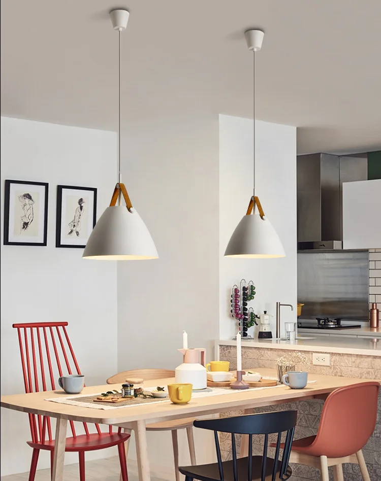 Suspensa de Led Lâmpadas de Techo Decoração de Casa Luz de Jantar Luminária Moderna Minimalista Estilo Nórdico Colgante 3 High Quality Luzes e Iluminação
