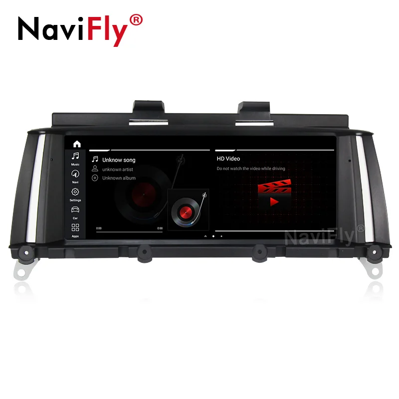 Cheap NaviFly Android9.0 4G RAM 64G ROM 8Core Car Multimedia gps for BMW X3 F25 X4 F26 2011-2017 car radio bt 4G SIM wifi 2