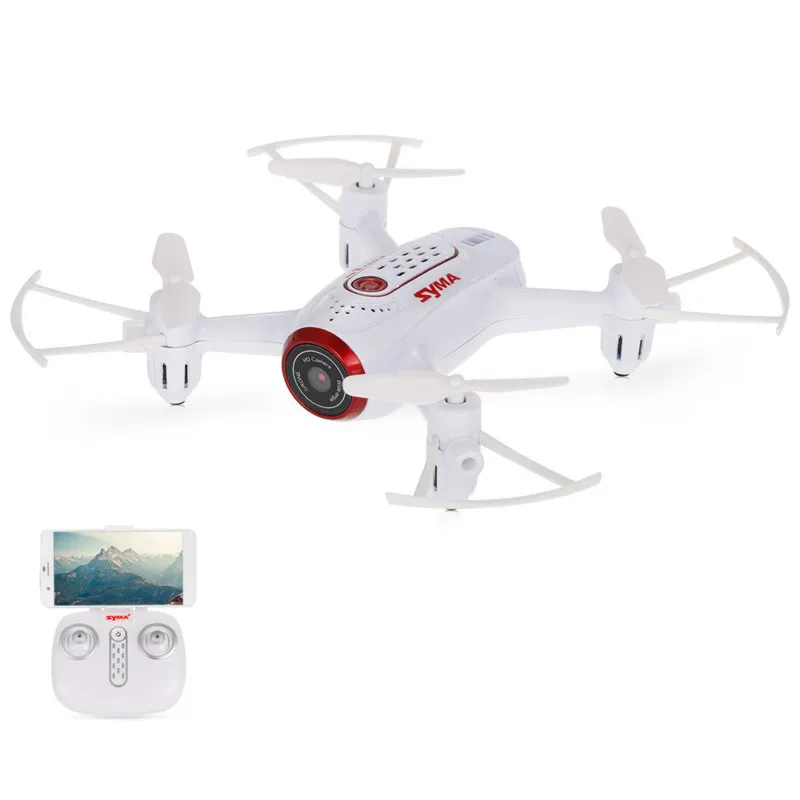 

Newest SYMA X22W RC Helicopter Quadcopter Drone With Camera FPV Wifi Real Time Transmission Headless Mode Hover Function Drones