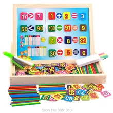 Новая деревянная игрушка 1 Набор многофункциональная цифровая компьютерная обучающая коробка Монтессори обучающая игрушка подарок на день рождения Многофункциональная игрушка