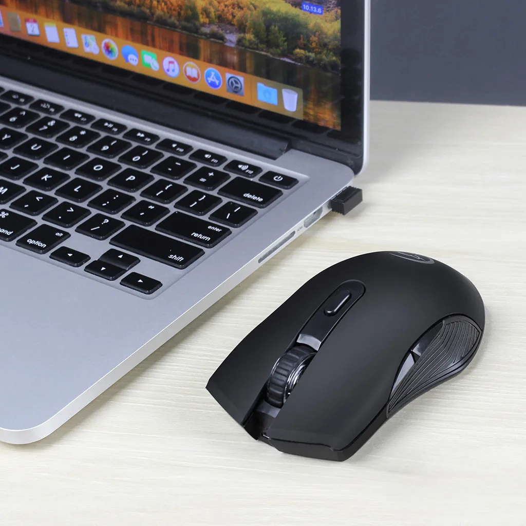 Мышь Raton Беспроводная USB эргономичная перезаряжаемая для ноутбука геймера компьютерная мышь Inalambrico Ordenador Sem Fio Inalambrico 19Apr19