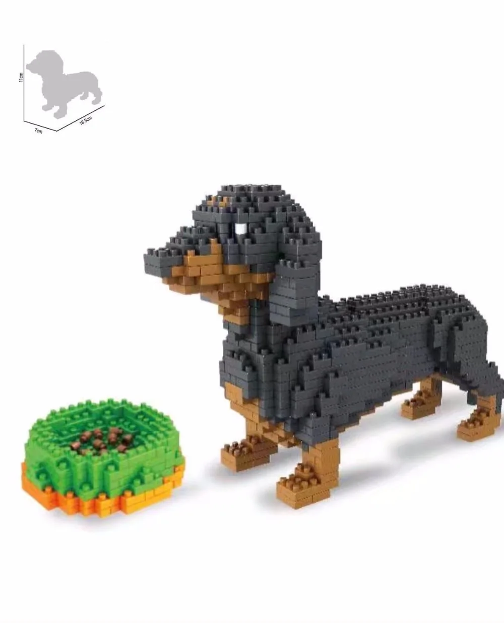Монтажные блоки модель животного игрушка-корги собака мини блок такса Алмазные Кирпичи Шнауцер детские подарки Рождественский подарок Pet Shop