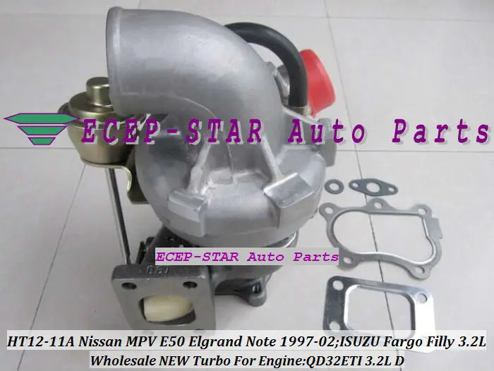 HT12-11A HT12-11B 047-274 14411-1W400 14411-1W401 Turbo для NISSAN MPV E50 Elgrand Note 97-02 для ISUZU Fargo Filly QD32ETI 3.2L