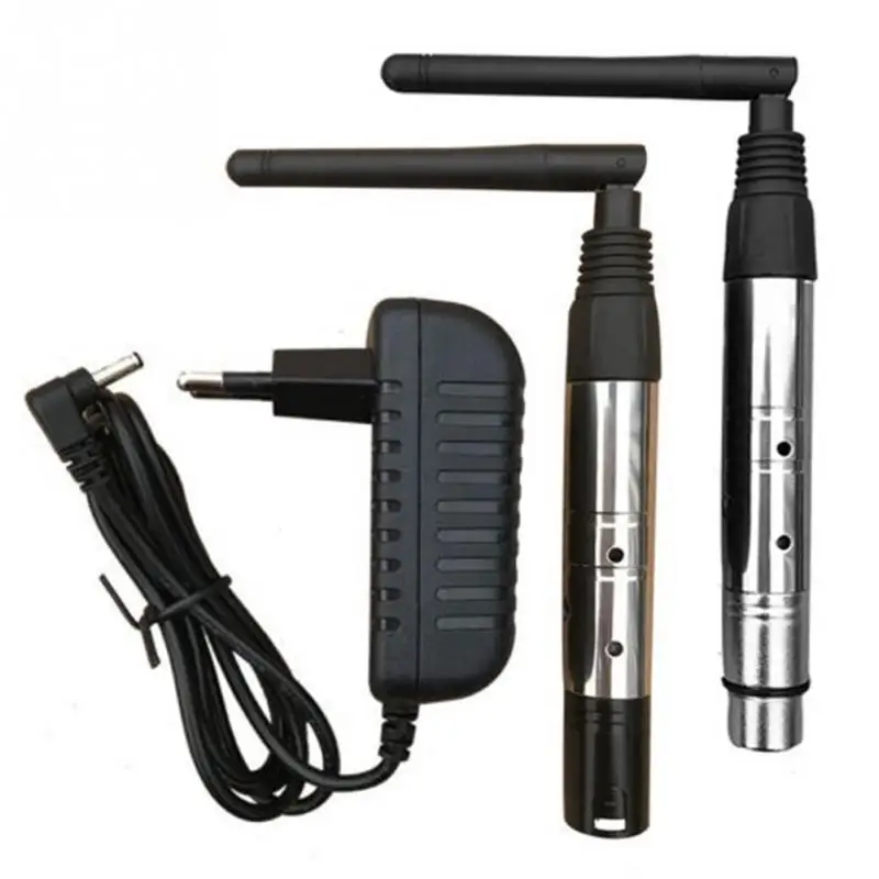 

2.4G Pen-shaped Wireless DMX512 Light Control Transmitter Kit Male Transmitter Female Receiver Control for Stage Party Light #17