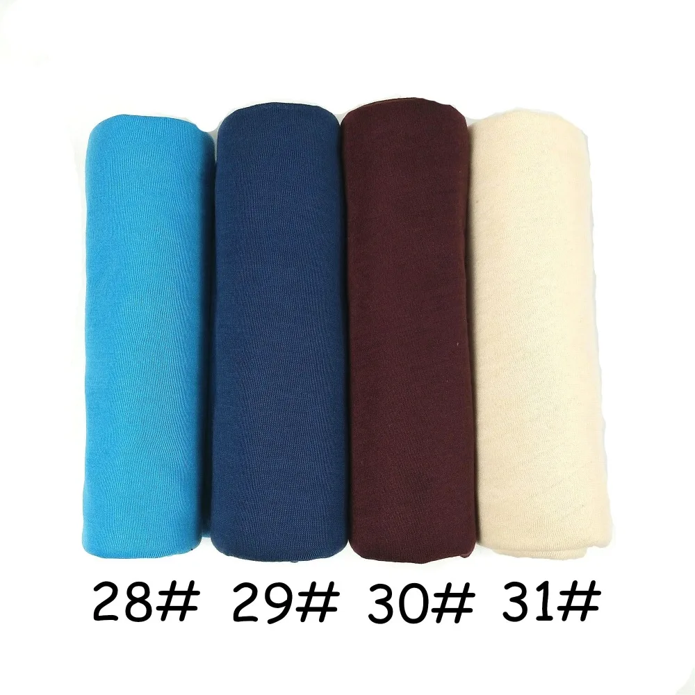 T1 32 цвета высокое качество Джерси-шарф хлопок обычная эластичность шали Макси хиджаб длинный мусульманский головной убор длинные шарфы/шарф