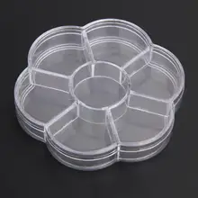 Прозрачные, для ногтевого дизайна Стразы дисплей коробка контейнер коробка для хранения ювелирных изделий держатель Органайзер