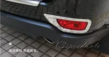Free Shipping Chromed Rear Tail Fog Light Cover Trim For Jeep Grand Cherokee 2014+