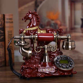 

A European style retro fashion antique home phone genuine special offer telephone
