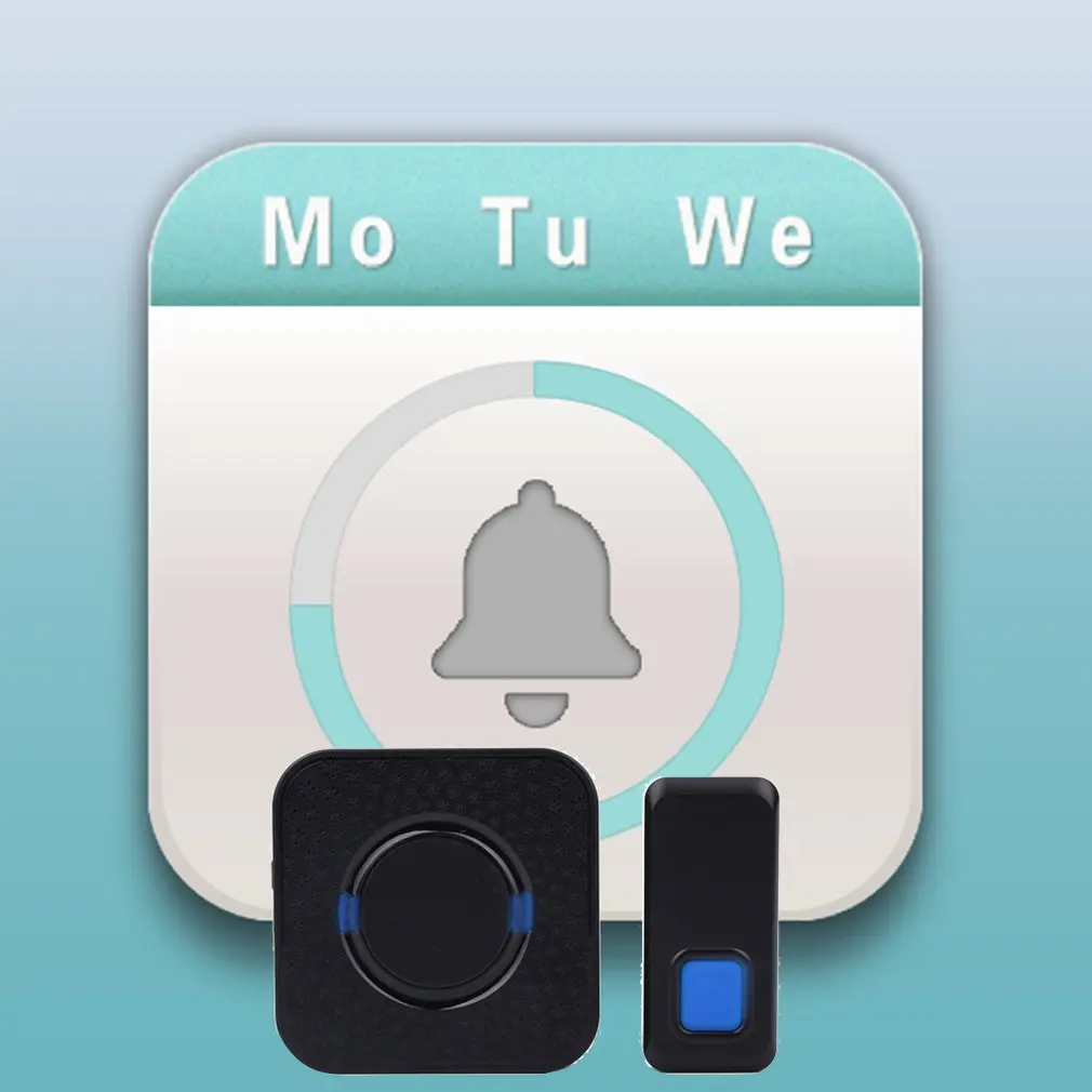 Беспроводной дверной звонок умный беспроводной дверной звонок Водонепроницаемый 55 мелодий для складов